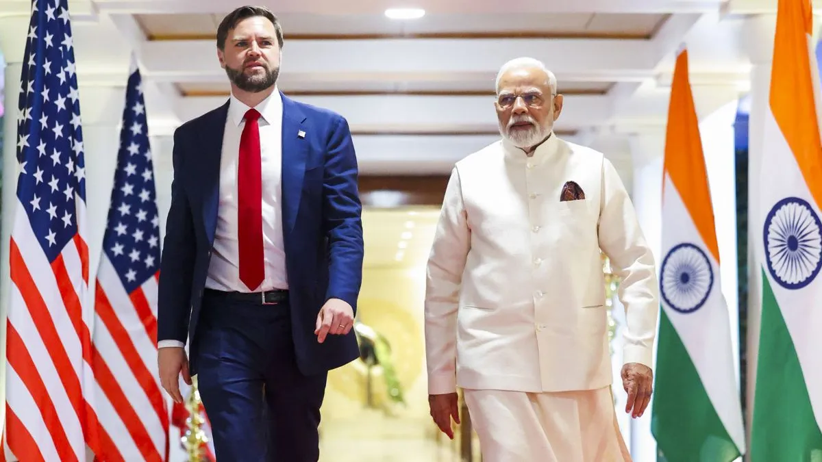 मोदी-वेंस में भारत-अमेरिका चर्चा