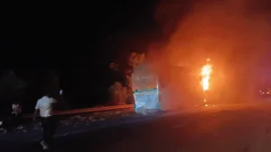 Noida Bus Fire: यमुना एक्सप्रेस-वे पर बस में लगी आग