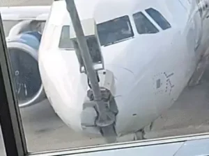 IndiGo Plane Accident: श्रीनगर एयरपोर्ट पर खंभे से टकराया इंडिगो विमान