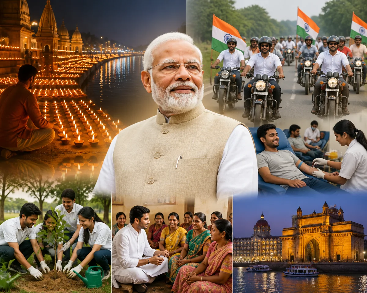 मोदी के जन्मदिन पर बीजेपी का सेवा अभियान