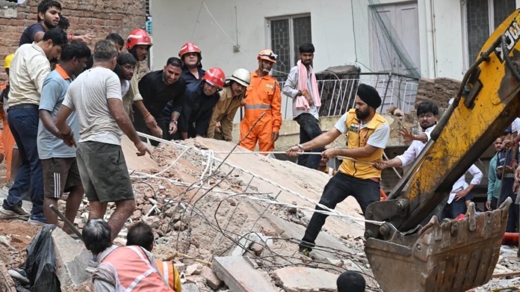 Delhi Building Collapse
