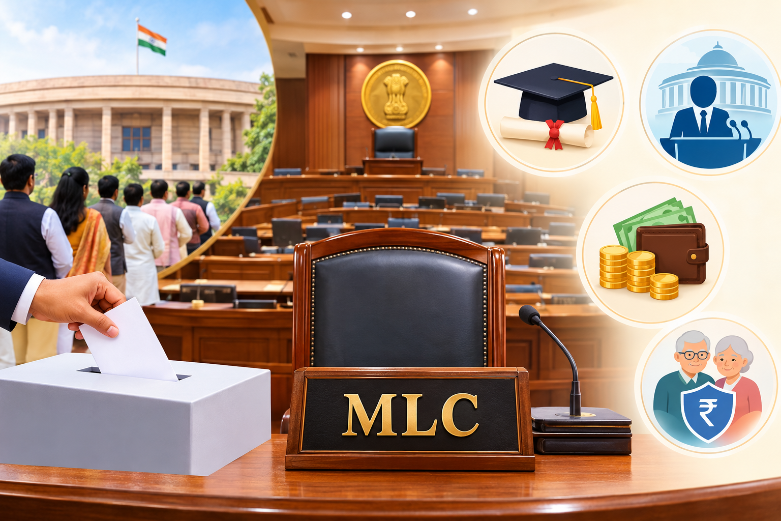 एमएलसी कैसे बनते हैं? जानें योग्यता और वेतन