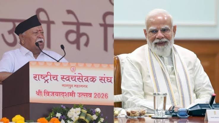 पीएम मोदी ने बताया मोहन भागवत का भाषण प्रेरक