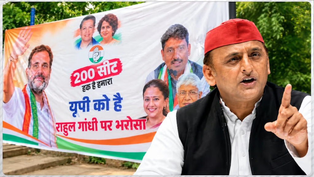 यूपी चुनाव: कांग्रेस की 170 सीटों की मांग पर विवाद