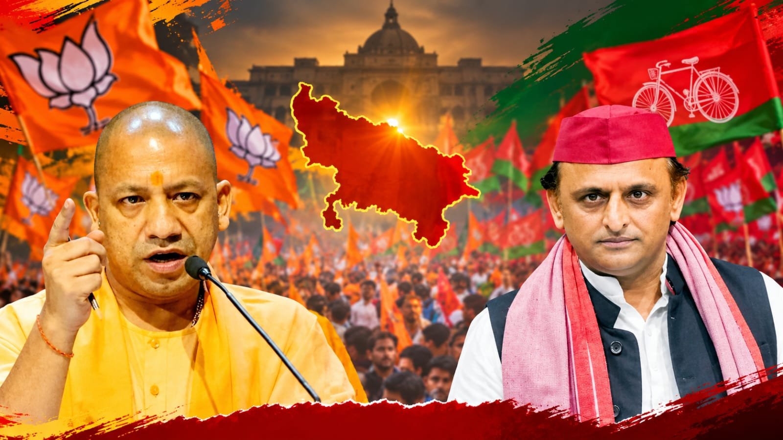Yogi vs Akhilesh
