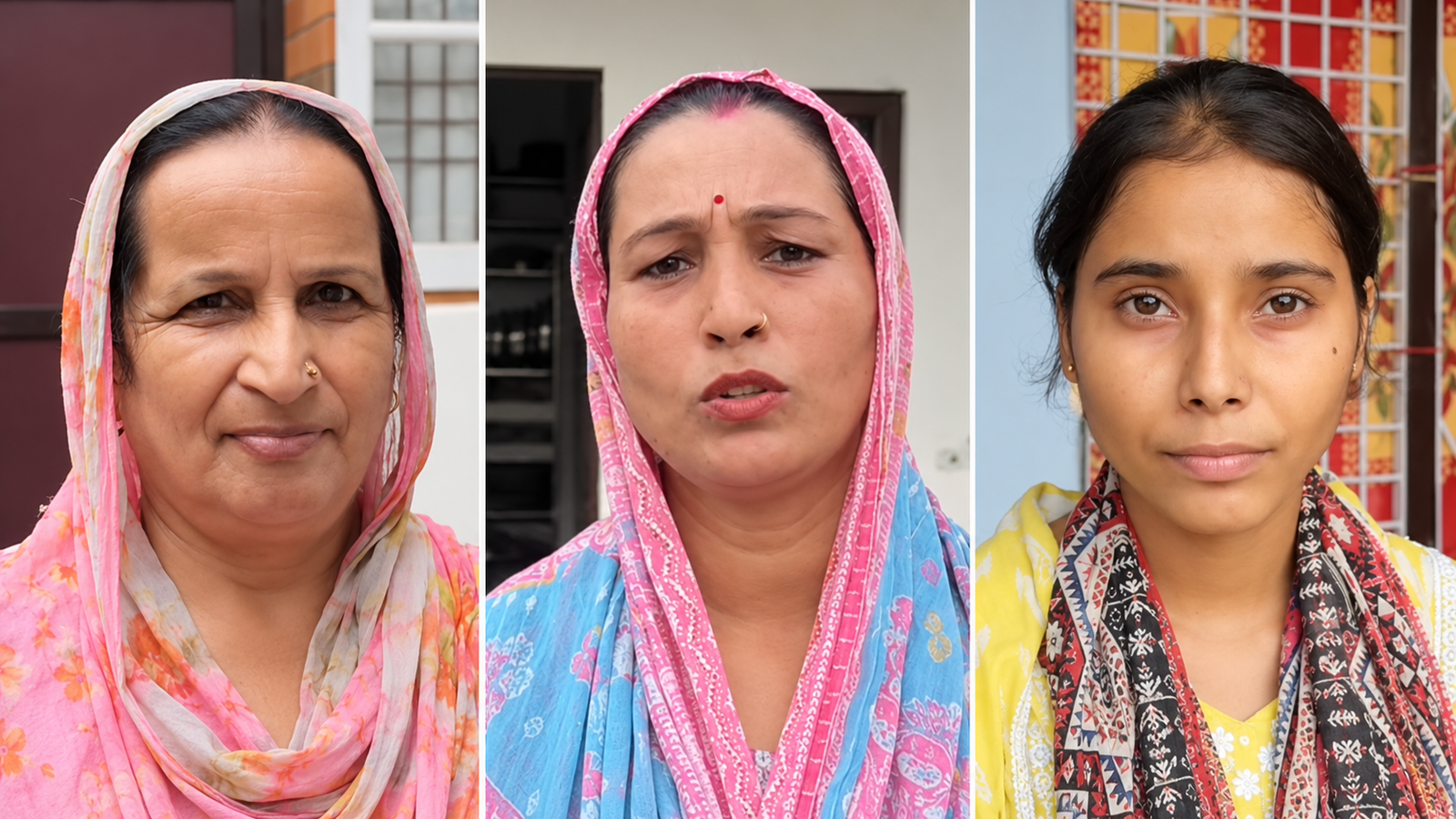 लाभार्थियों की फोटो